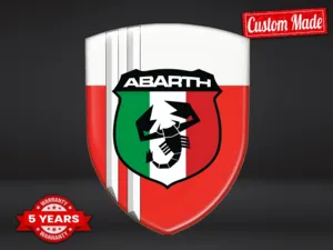 Fiat Abarth Custom Auto Decals Racing Luxus Minimal Langlebig